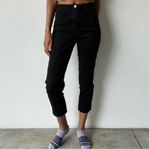 ONE SIZE John Galt/Brandy Melville Black Capri Pants